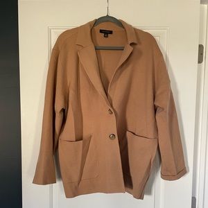 Camel Sweater Blazer